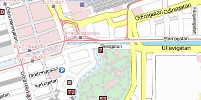 Stadtplan Trädgårdsföreningen